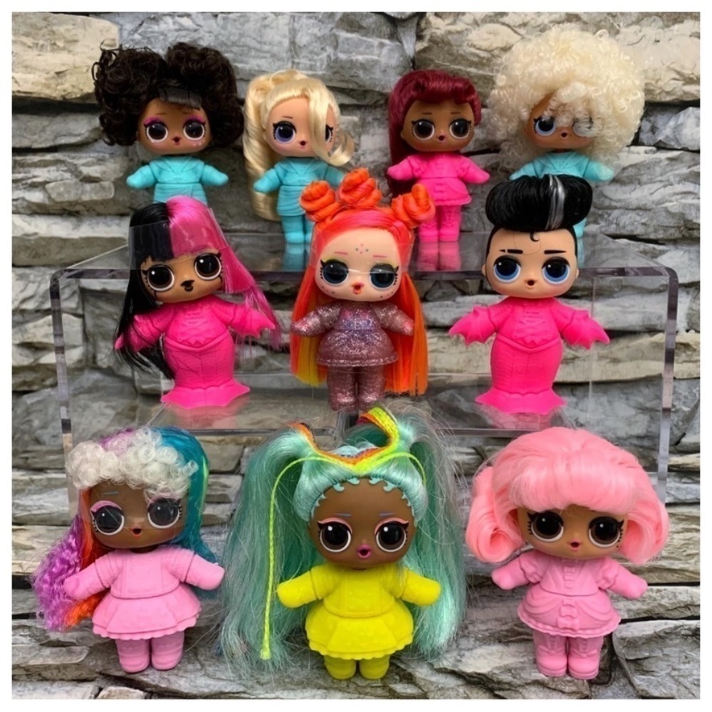 2018 Full Set 10 LOL Surprise Doll Makeover #Hairgoal Series Ultra Rare Complete - Picture 8 of 13